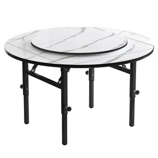 可伸缩餐桌家用简易折叠桌升降移动方桌可变圆桌出租房多功能餐饮