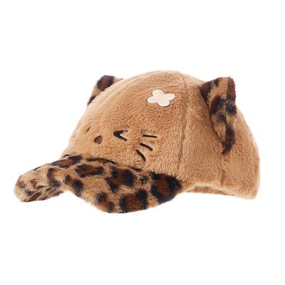 TheGreenParty猫咪豹纹棒球帽