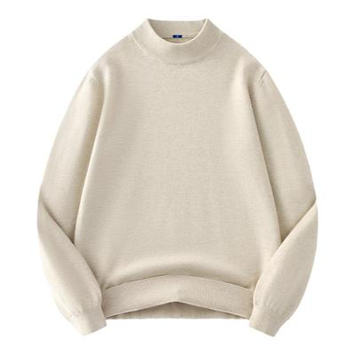 羊毛针织衫半高领内搭毛衣