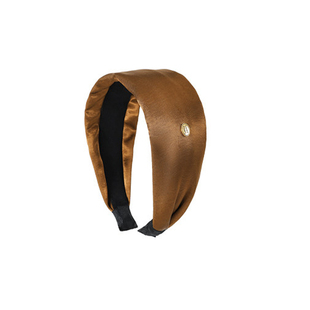 法式复古缎面宽边发箍女款高级感洋气时尚高颅顶头箍2025新款发饰