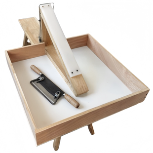 切黄芪架子工具夹子铡刀中药材切片机切草药刀切黄芪刀双把刀推刀