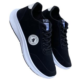 保罗达弗林春秋新款男鞋休闲皮面防水轻便耐磨防滑布鞋运动鞋男款