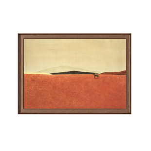 简约风景中古风客厅装饰画2026新款沙发背景墙挂画现代抽象艺术画