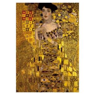 现货包邮D-Toys罗马尼亚进口益智名画拼图鲍尔夫人1000片克里姆特