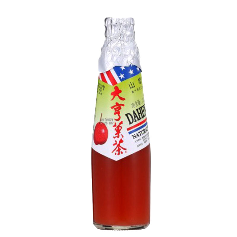 大亨山楂果汁果茶饮品饮料 235ml*24瓶装整箱国产家用食品