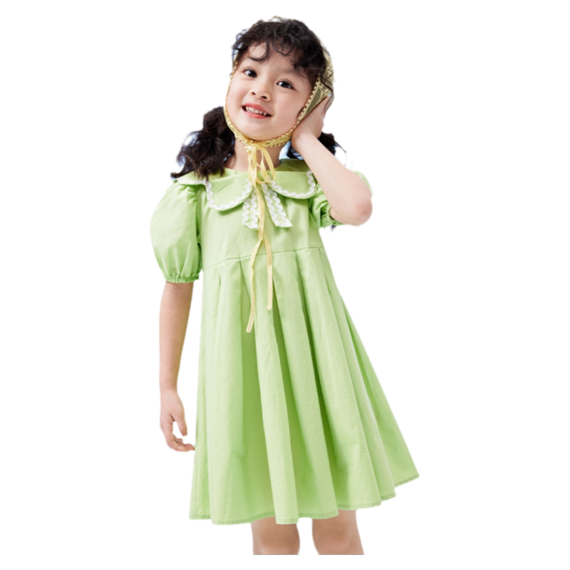巴拉巴拉女童公主裙小童宝宝纯棉连衣裙儿童宽松A字裙夏装童装薄
