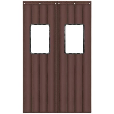 冬季磁吸棉门帘加厚挡风店铺商用