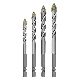 锯齿钻头四刃合金霸王钻偏心全瓷砖专用混凝土打孔超硬三角暴力钻