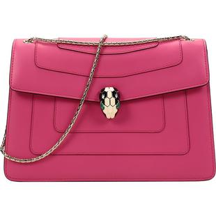 【自营】中古99新未使用BVLGARI 宝格丽 女士蛇头扣手提单肩包