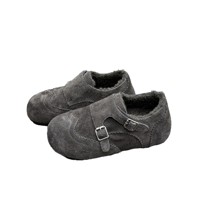 真皮羊毛加绒勃肯鞋女2025冬季