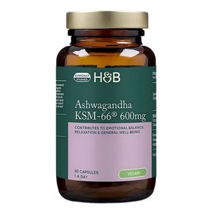 现货仓 英国Holland Barrett荷柏瑞南非醉茄胶囊600mg30粒KSM-66