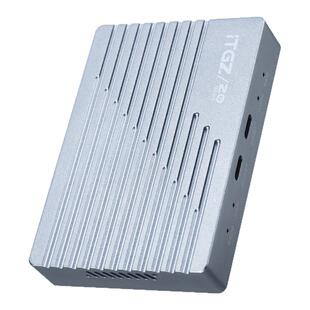 ITGZ m.2双盘位20G硬盘盒nvme阵列盒固态SSD硬盘内置静音风扇