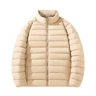 回力立领羽绒服男女冬季轻薄便携排骨冲锋衣内胆情侣款鸭绒外套Y