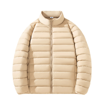 回力90白鸭绒立领羽绒服