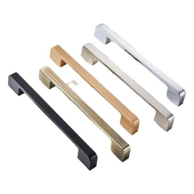 现代简约柜子厨门欧式拉手实心抽屉橱柜小拉手美式黑色衣柜门把手