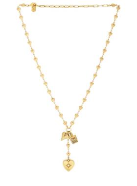 Elizabeth Cole SHAINA 套索项链 金属金色REVOLVE小众新款