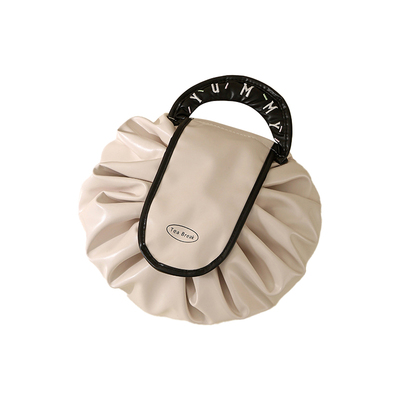 化妆包女大容量懒人外出抽绳分区化妆品收纳洗漱包防水超大出行