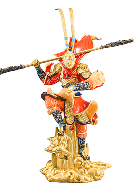 纯铜齐天大圣孙悟空摆件招财镇宅