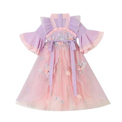 汉服女童连衣裙【送发夹】