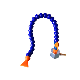 万向吹气管磁座机床冷却管吹气管喷水油管扁嘴圆头万向蛇形管喷嘴