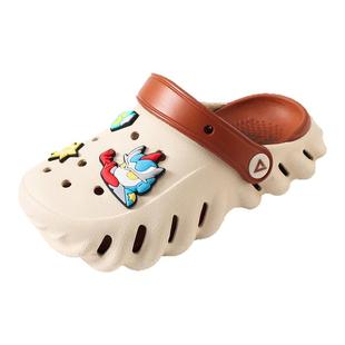 匹克儿童洞洞鞋男童2026夏季新款外穿拖鞋大童防滑软底户外沙滩鞋