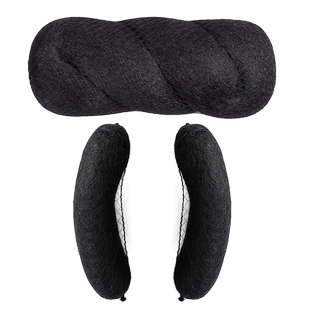 古风发饰假发古装假发包汉服头饰造型女日常佩戴牛角包垫发盘发包