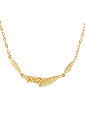 森吾《加州月桂》橄榄叶片项链