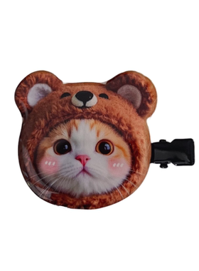 韩国进口KITSCH猫咪刘海边夹