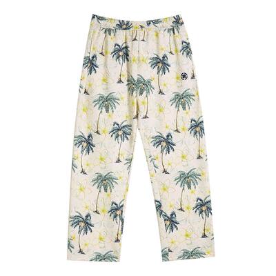 准者椰树花裤子男卫裤