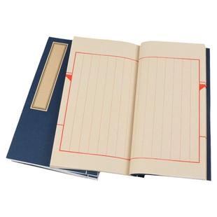 复古笔记本线装本竖格子手帐本 复古古风抄经本复古书籍手抄本