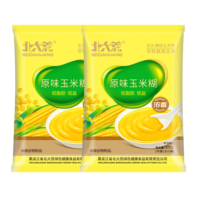 北大荒速食粥玉米糊低脂代餐