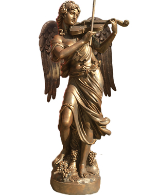 大型玻璃钢欧式音乐人雕塑摆件