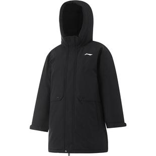 李宁儿童长款防风羽绒服衣服新款冬季男童装大童加厚内胆外套冬装