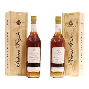 Louis Royer路易老爷法国原瓶进口大小香槟干邑白兰地2瓶洋酒