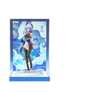 适用原神米哈游展示盒甘雨循循守月亚克力防尘罩透明手办模型真我
