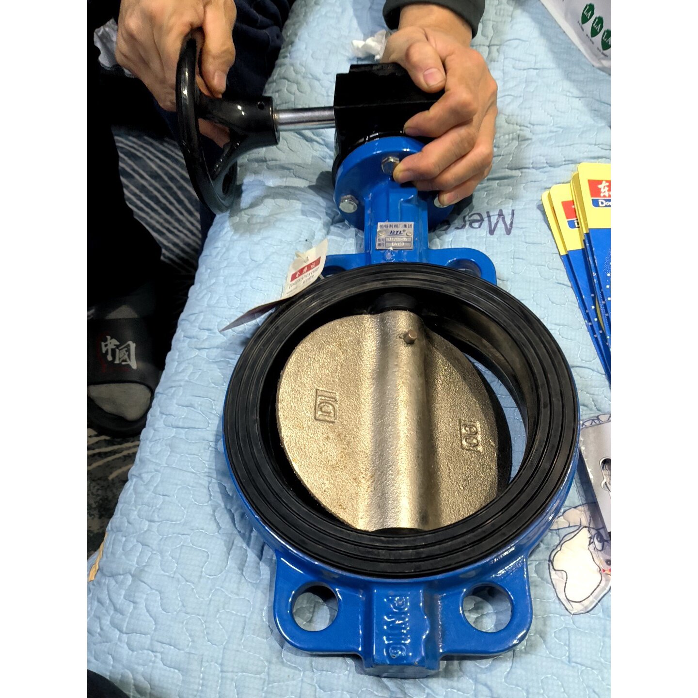 议价-伯特利蝶阀 D371X-16 DN150 没用过 一直放在仓