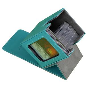 恒威卡牌收纳盒万智牌游戏王海贼王PTCG宝可梦100+PU皮质开窗卡盒