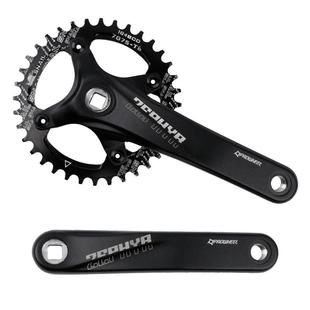 Prowheel浩盟方孔曲柄自行车正负齿牙盘单盘104BCD山地车双盘曲柄