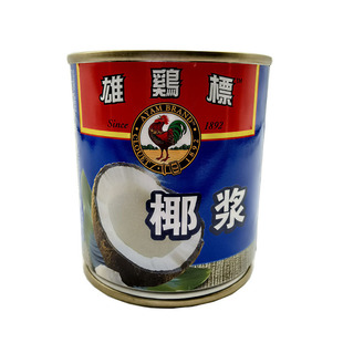 拍2瓶包邮 进口雄鸡标椰浆270ml浓椰浆 椰汁西米露椰奶冻烘焙材料