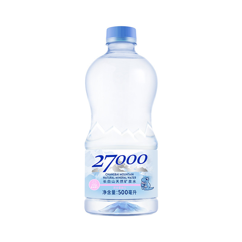 27000婴幼儿天然矿泉水500ml*12