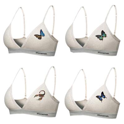 stonemen三角杯无钢圈薄垫内衣女