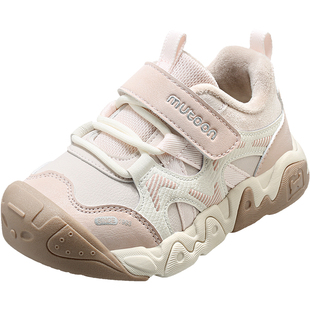 牧童童鞋小童运动鞋2025冬季新款女童二棉鞋轻便防撞男童跑步鞋子