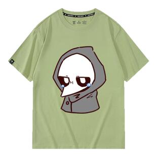 疫医乌鸦医生scp基金会049周边纯棉夏季宽松短袖T恤衫衣服男女潮