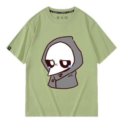 休闲宽松纯棉情侣短袖