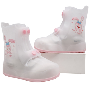 儿童雨鞋套女童防水鞋套2026新款硅胶雨靴加厚防水防滑雨天男孩子