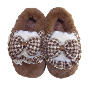 包跟棉拖鞋女士冬季家居家用厚底防滑保暖软底毛绒室内情侣棉鞋男