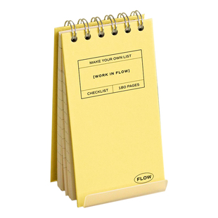 韩国iconic复古180天每日待办备忘记事线圈本桌面日程计划笔记本