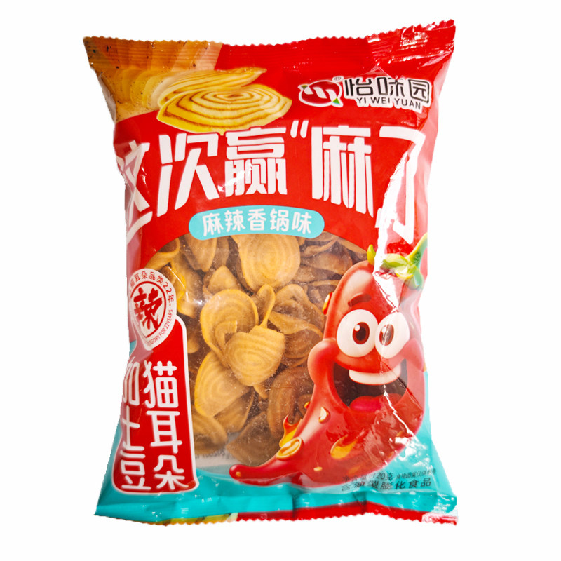 怡味园120g加土豆猫耳朵休闲零食