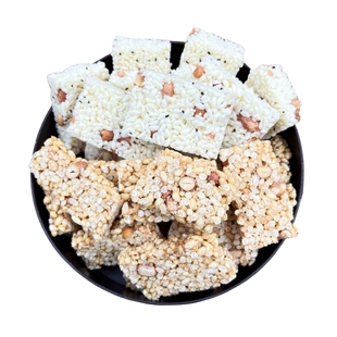 湖北天门特产炒米中谷麻叶子米花糖阴米炒米糖麦芽糖米花酥年货