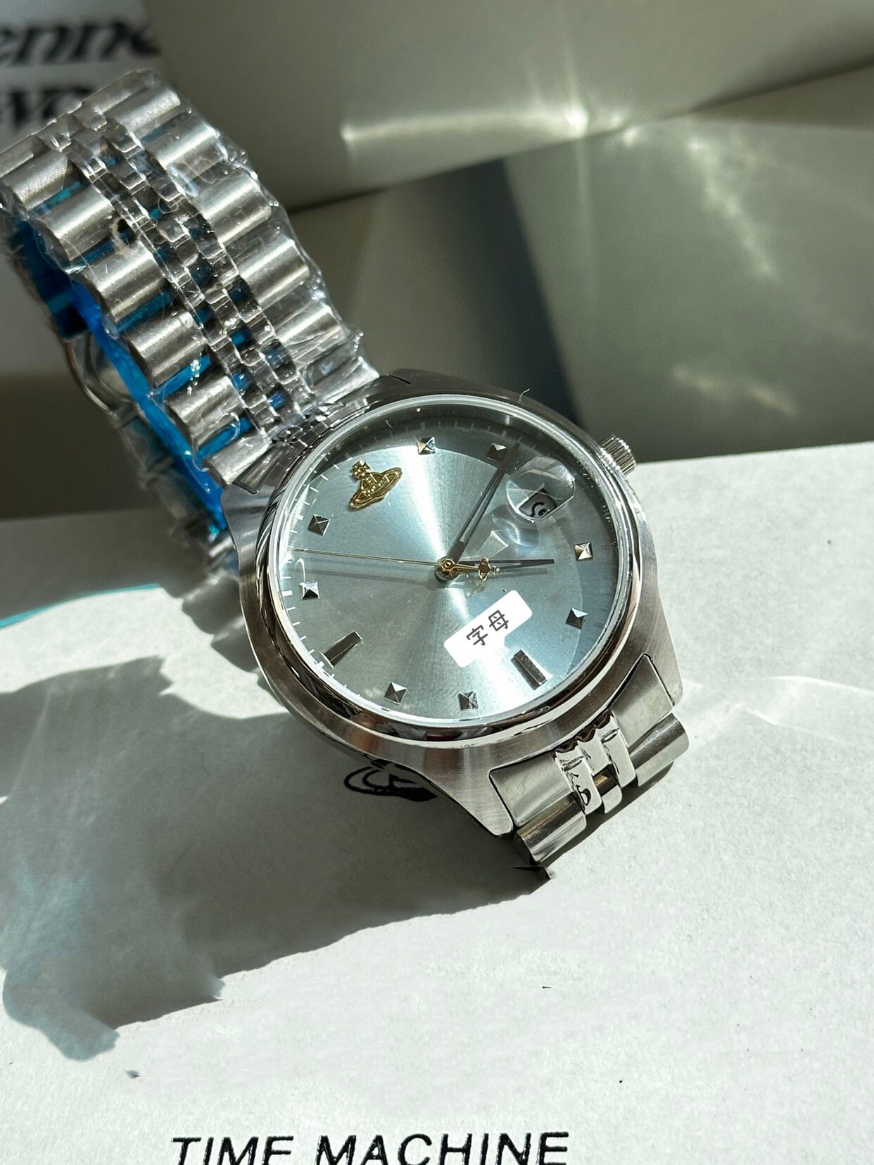 西太后小金表碎冰蓝 土星手表女士石英手表女表